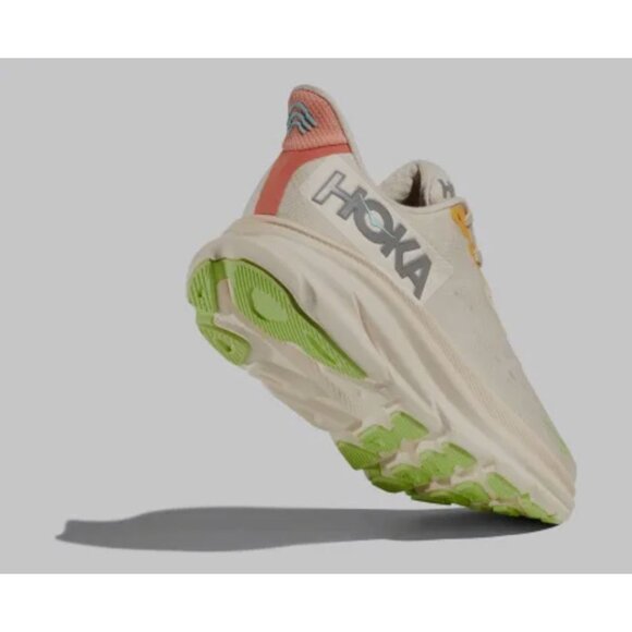 Hoka Cream and Orange Athletic Shoes - Picture 2 of 13